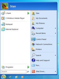 "Модерновый" Пуск из Windows XP
