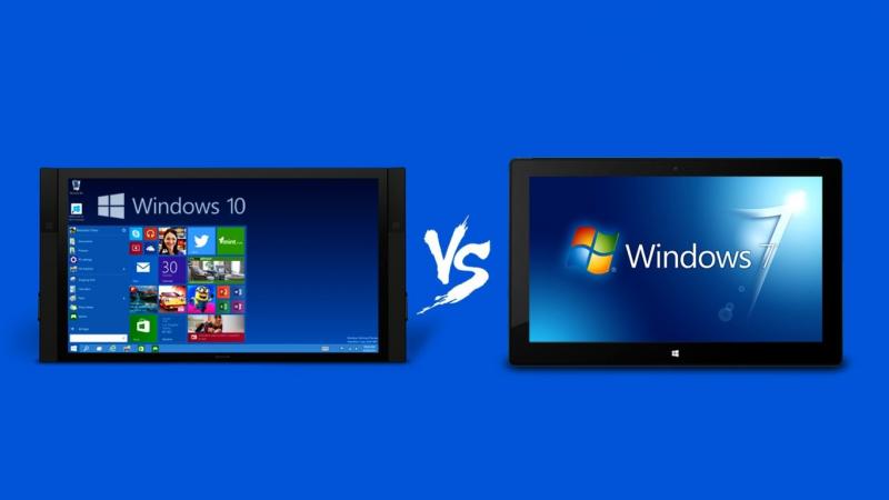 Windows 7 и Windows 10